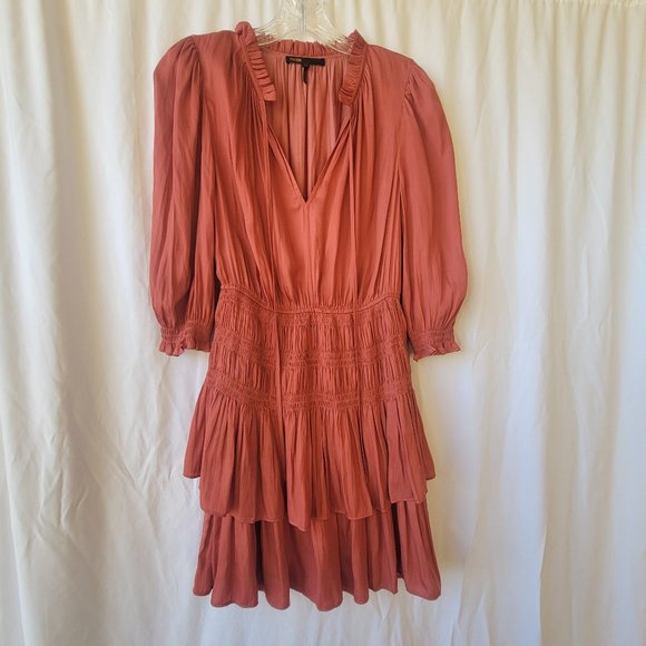 Maje Terra Cotta Dress - Picture 1 of 6